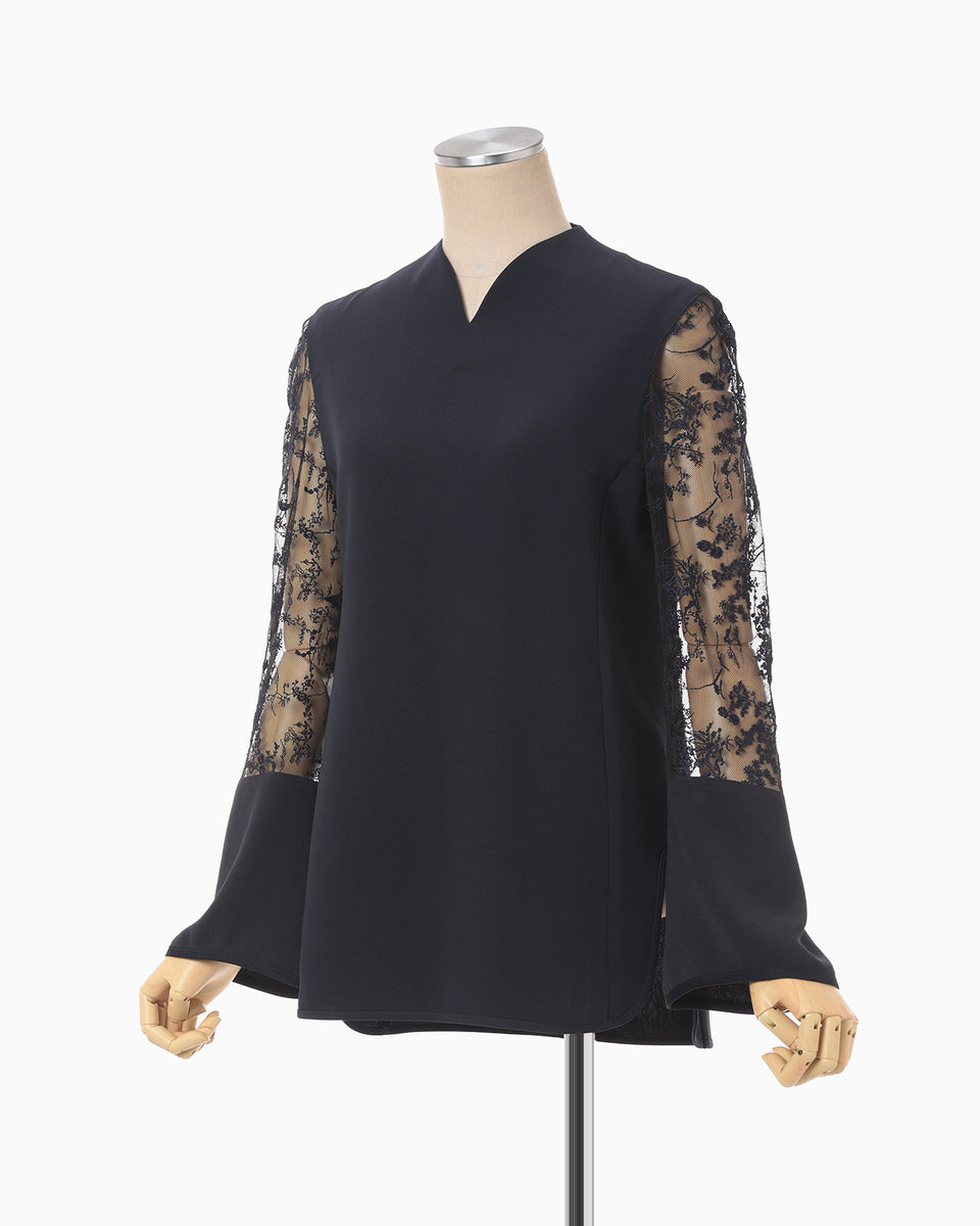 新品未使用♡CLANE♡ BIG COLLAR EMBROIDERY TOPS CLANE クラネ BIG COLLAR EMBROIDERY TOPS