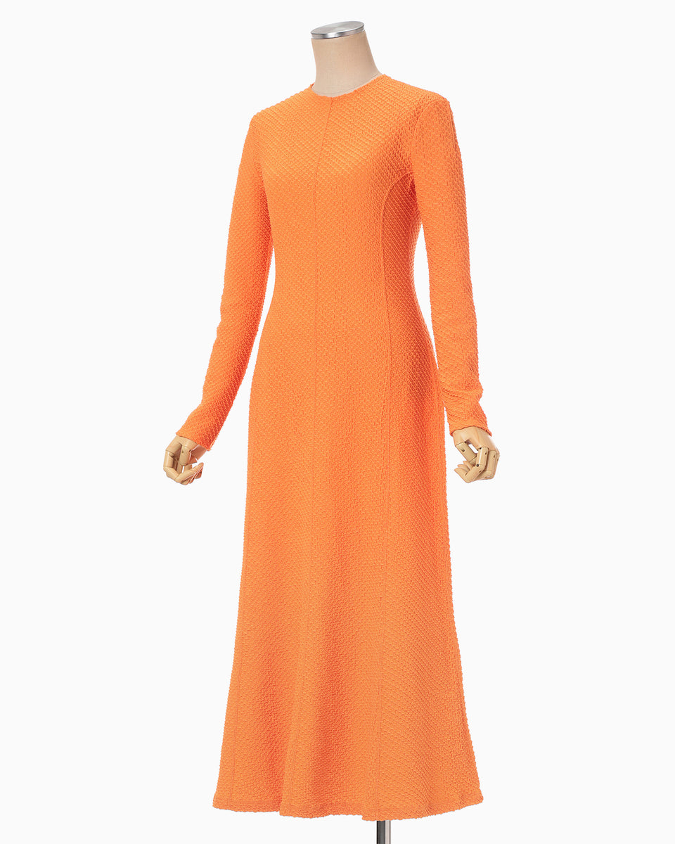 mame.サイズ0 Mame Kurogouchi(マメ) Suvin Cotton Jersey Dress - YAMAROKU