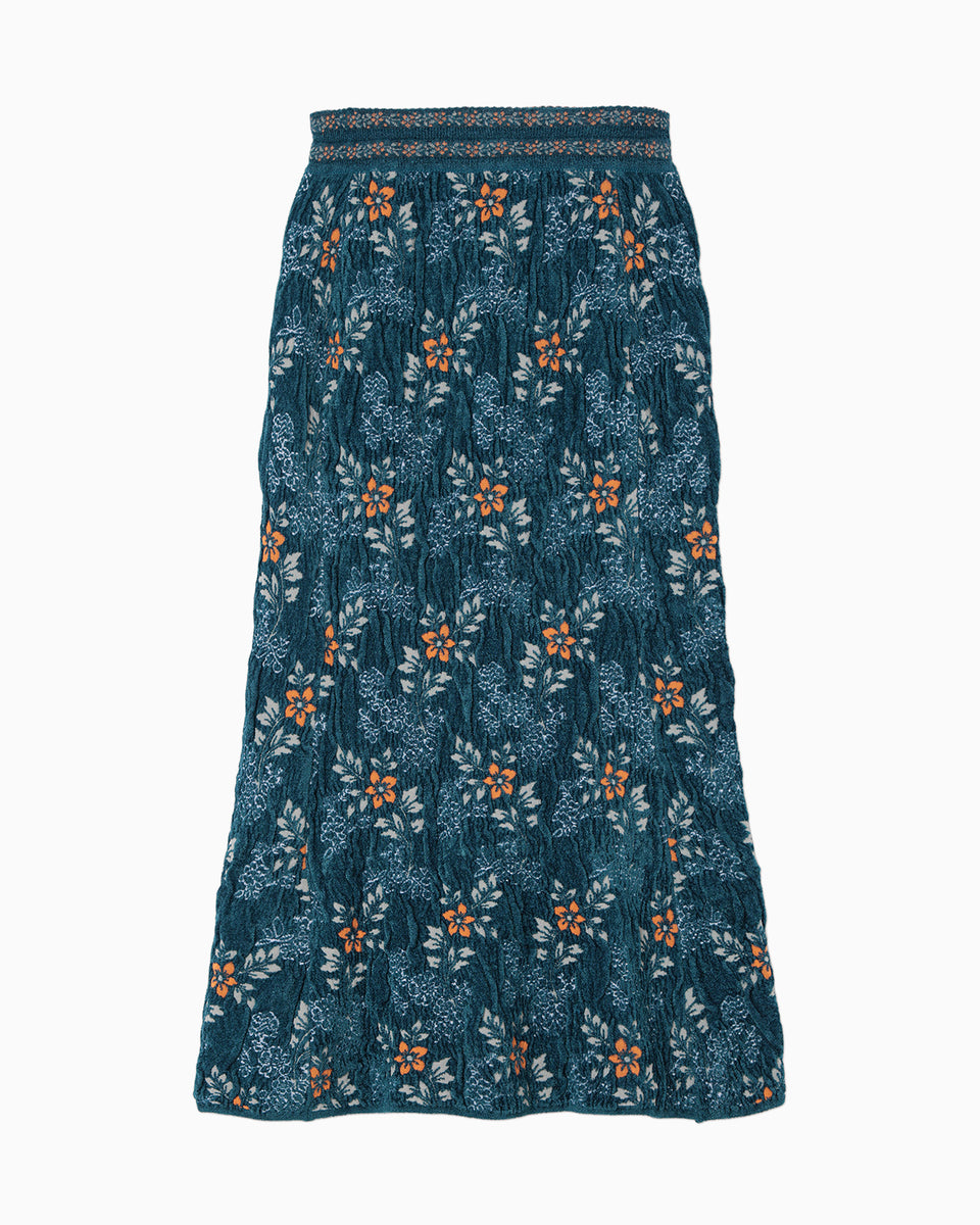 スカート Mame Kurogouchi Melange Flannel Skirt 新品】 Mame Kurogouchi / マメクロゴウチ | 2022AW | Melange Flannel