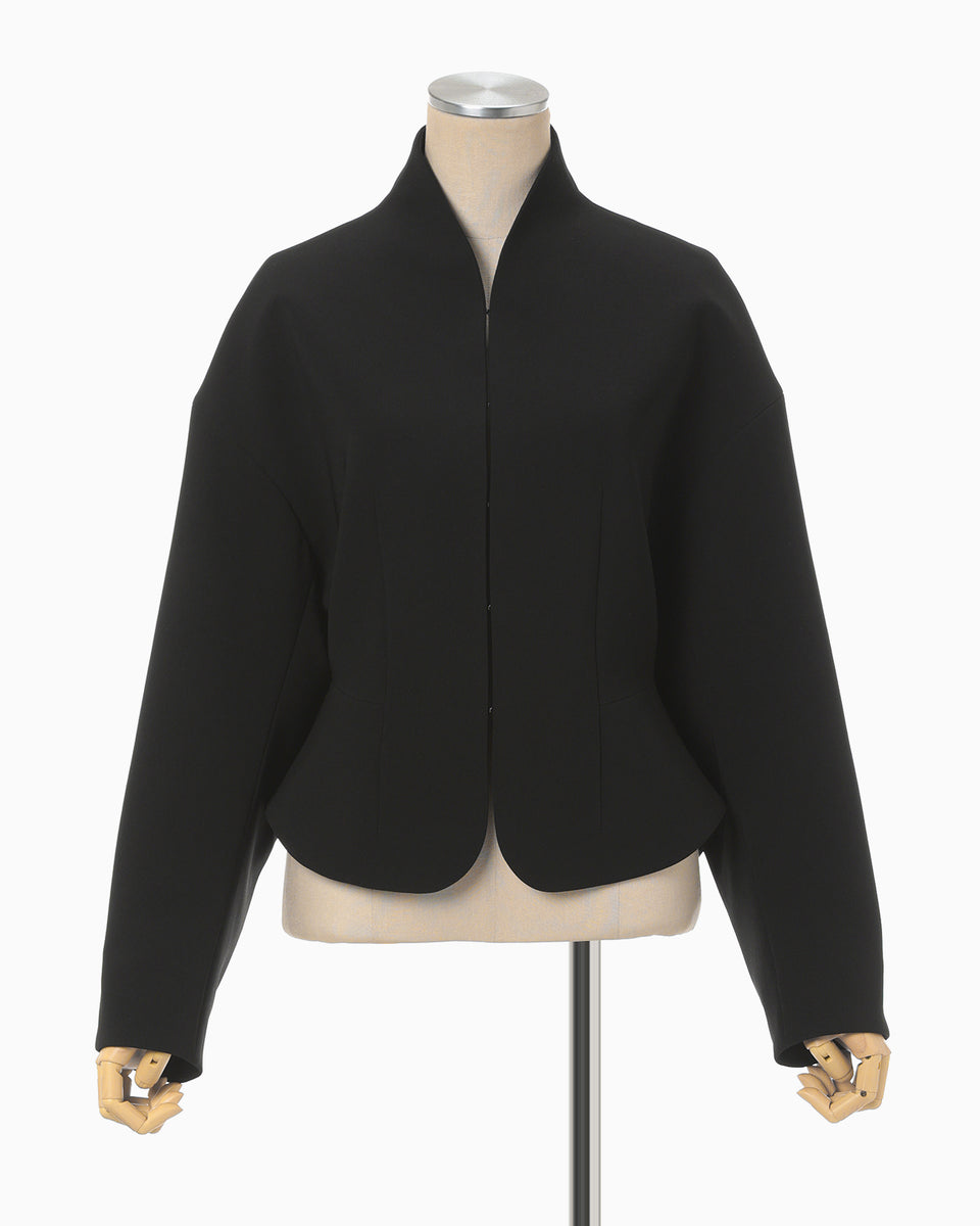 zoe ゾーイ collarless jacket サマー ジャケット 黒 zoe ゾーイ collarless jacket サマー ジャケット 黒