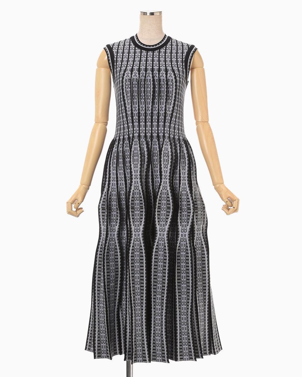 新品　Mame Kurogouchi Layerd knitted Dress 美品 Mame Kurogouchi Layerd Knitted Dress Mame Kurogouchi