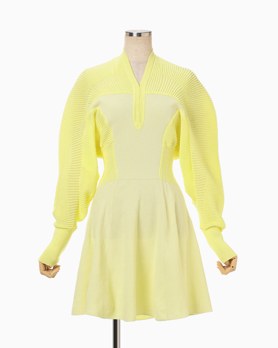 Mamekurogoucgi pedical knitted dressサイズ2 Pedicel Knitted Dress | Mame Kurogouchi