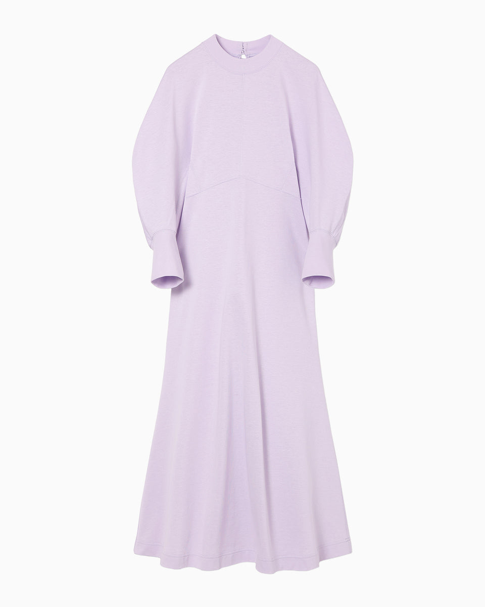はちこ様 mame kurogouchi cotton jersey dress Cotton Jersey Flare Dress - purple - Mame Kurogouchi