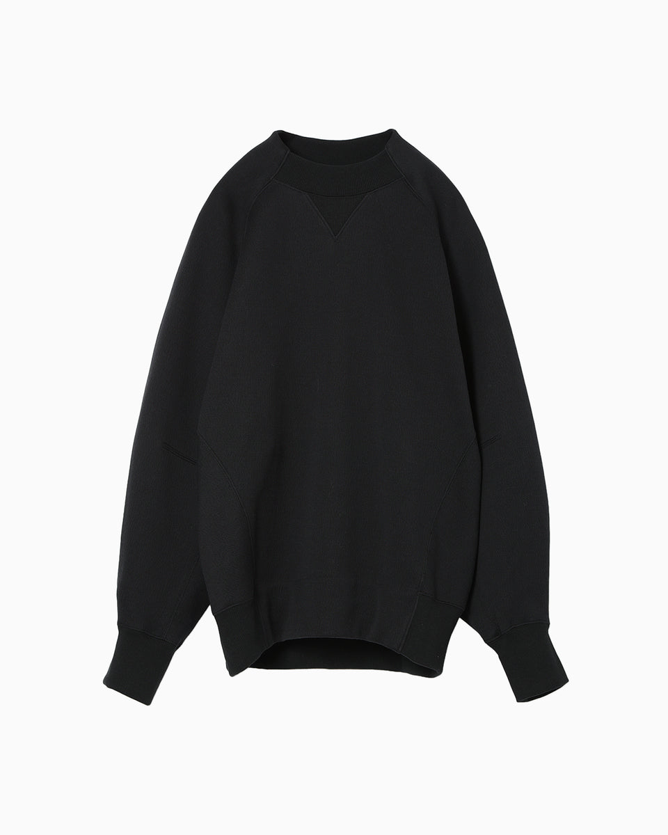 Double Face Jersey Relaxed Top - black - Mame Kurogouchi
