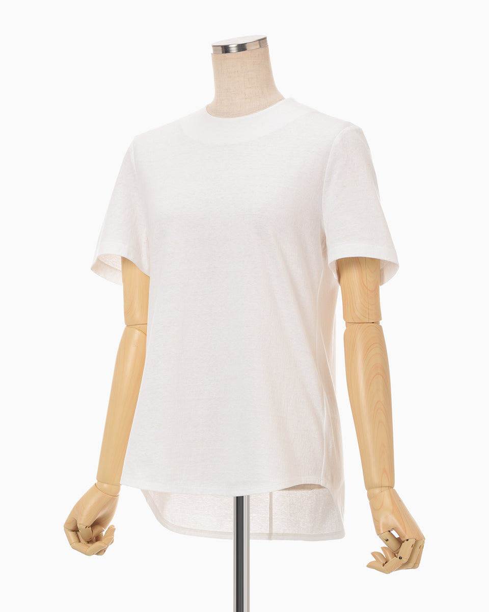 Cotton Plainstitch Top - white - Mame Kurogouchi Cotton Plainstitch Top - white - Mame Kurogouchi