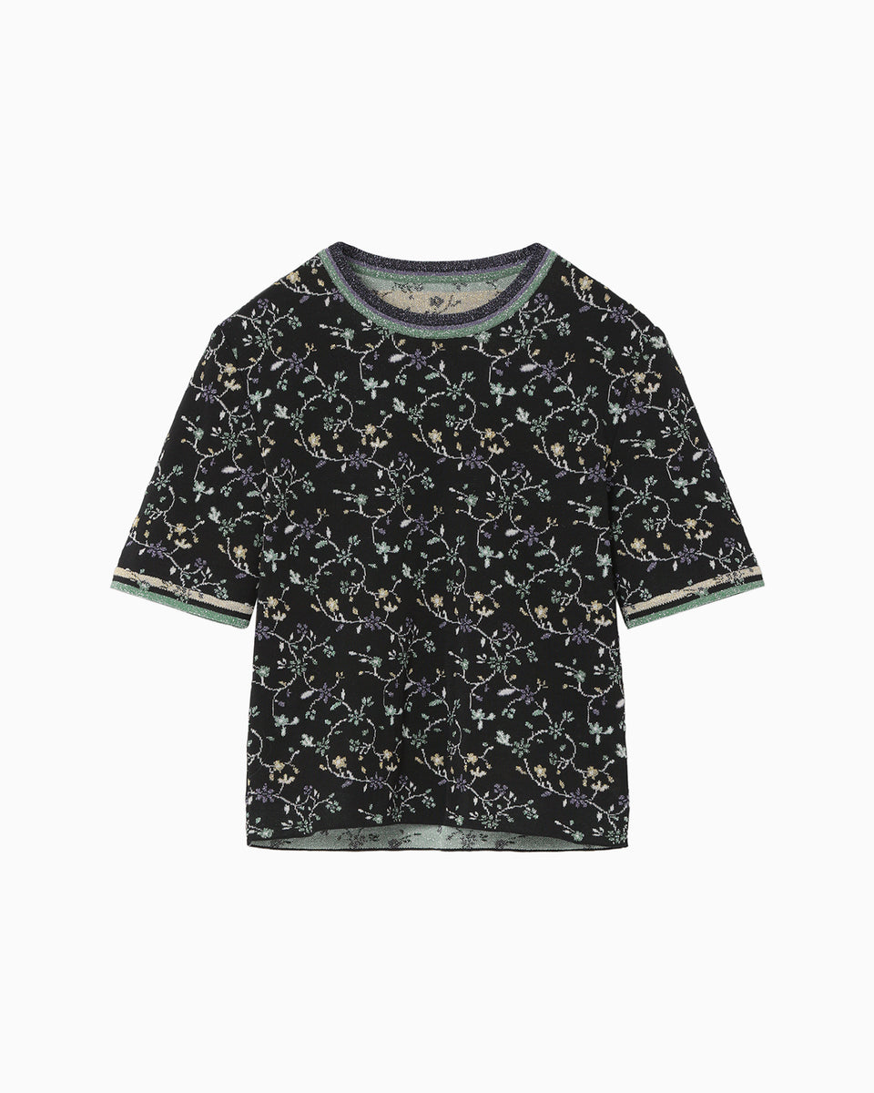 くろまろ Wool Georgette Top MM25FWーSH086 | Mame