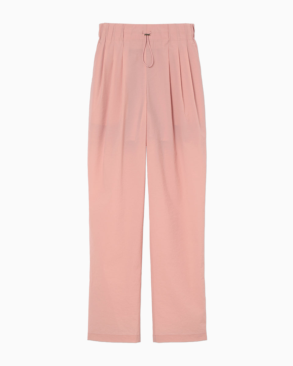 Stretch Drawcord Trousers - pink - Mame Kurogouchi