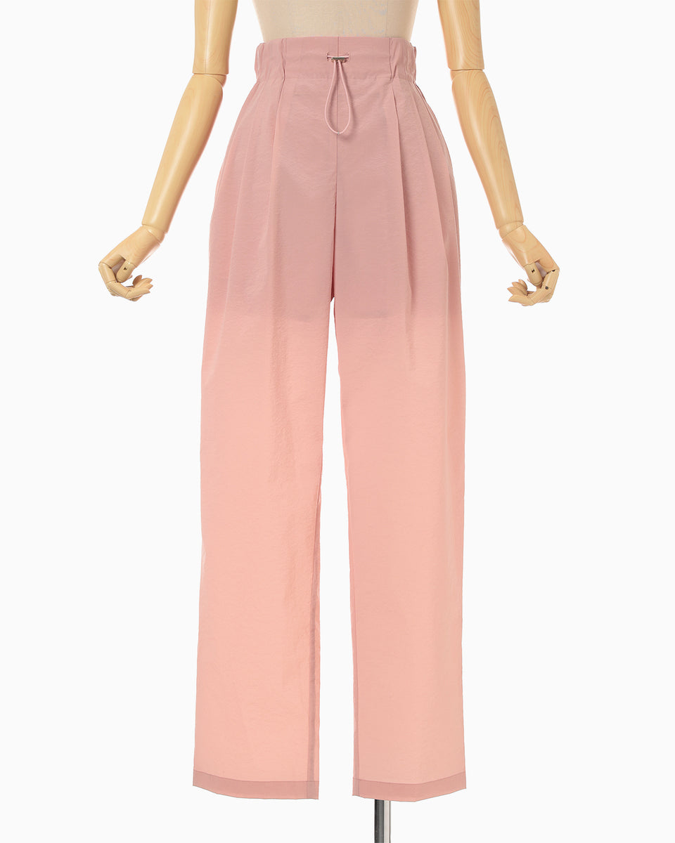 Stretch Drawcord Trousers - pink - Mame Kurogouchi