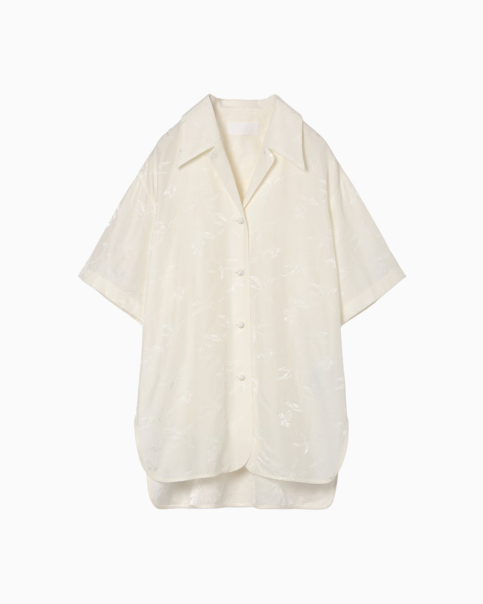 Mame Kurogouchi 刺繍　コットン　トップス Mame Kurogouchi 26ss new Arrivals】 マメクロゴウチ26SS 可憐な草花