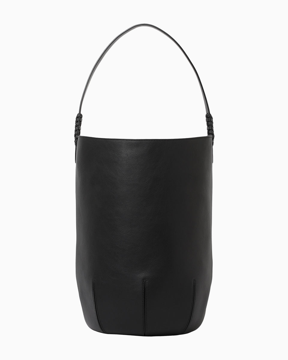 【新品未使用】マメクロゴウチ　BLACK 2 Large Mayu Bucket Bag - black - Mame Kurogouchi