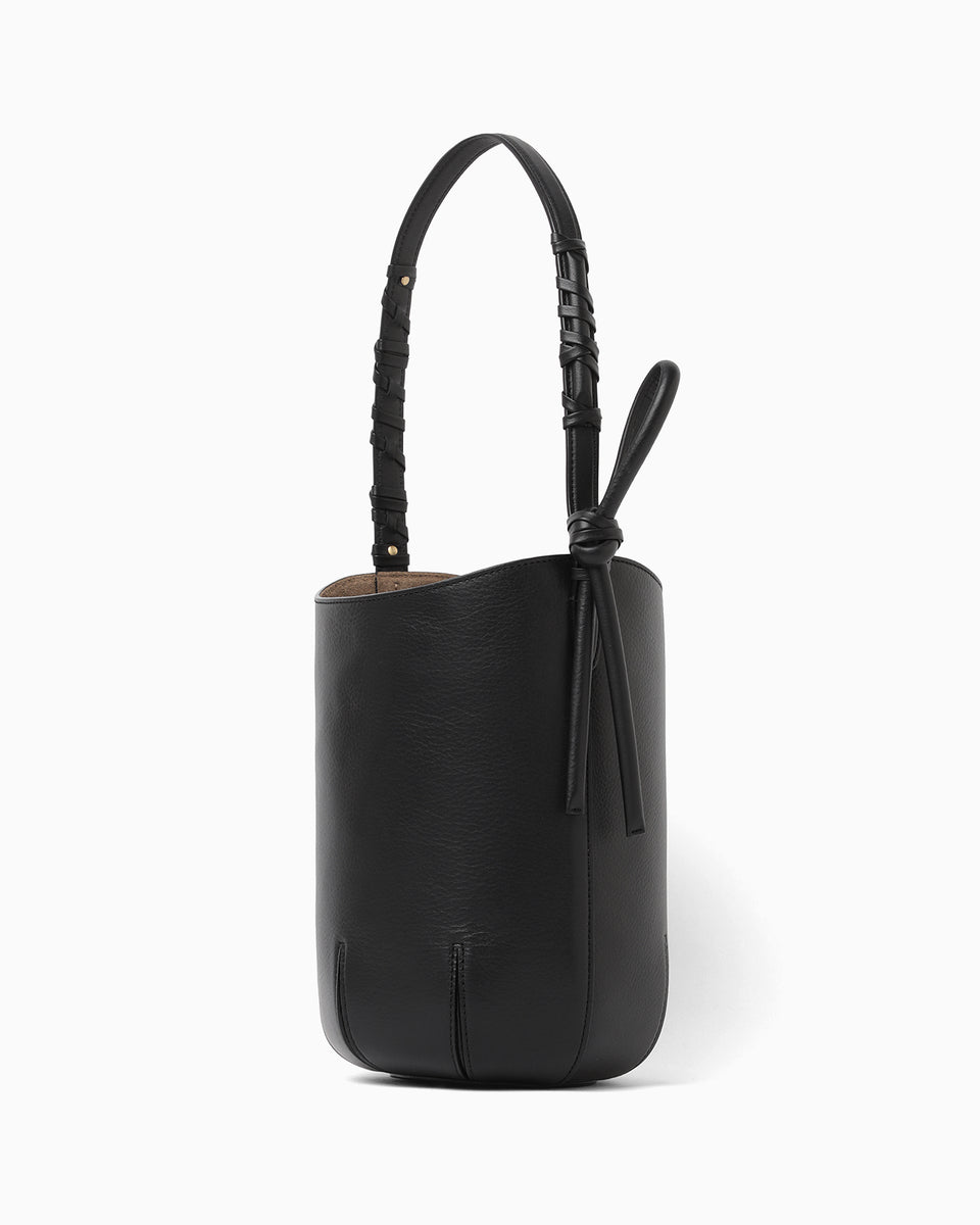 mame mayu small バッグ　土屋鞄 マメクロゴウチ Small Mayu Bucket Bag - black - Mame Kurogouchi