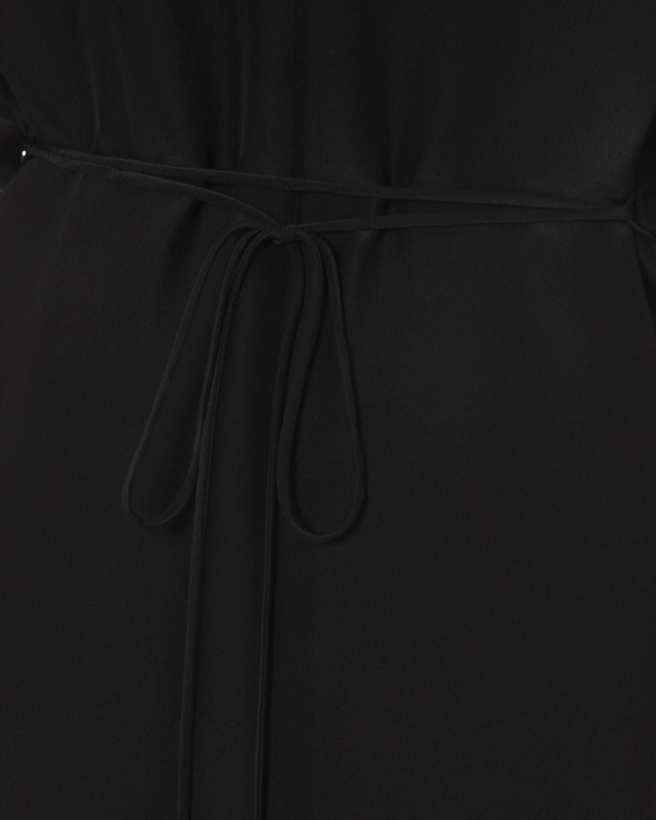 10 Basic Silk Multi-Buttoned Crew Neck Dress