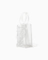 Transparent Sculptural Mini Handbag - clear
