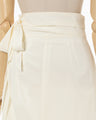 Dry Touch Cotton Wrap Style Skirt - ecru