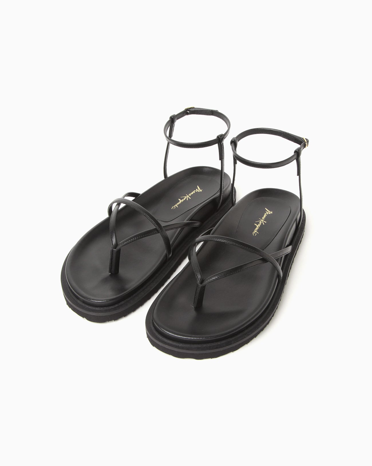 Ankle Strap Sandals - black