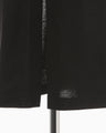 Volume Sleeve Cotton Jersey Dress - black