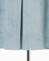 Unlevel Dyeing Box Pleats Skirt - blue