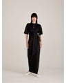 Suvin Cotton Jersey Dress - black