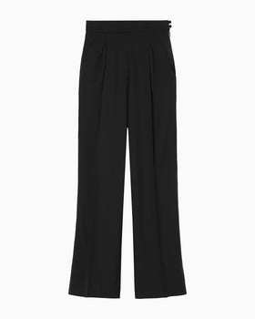 Basic Wool Troousers - black