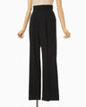 Basic Wool Troousers - black