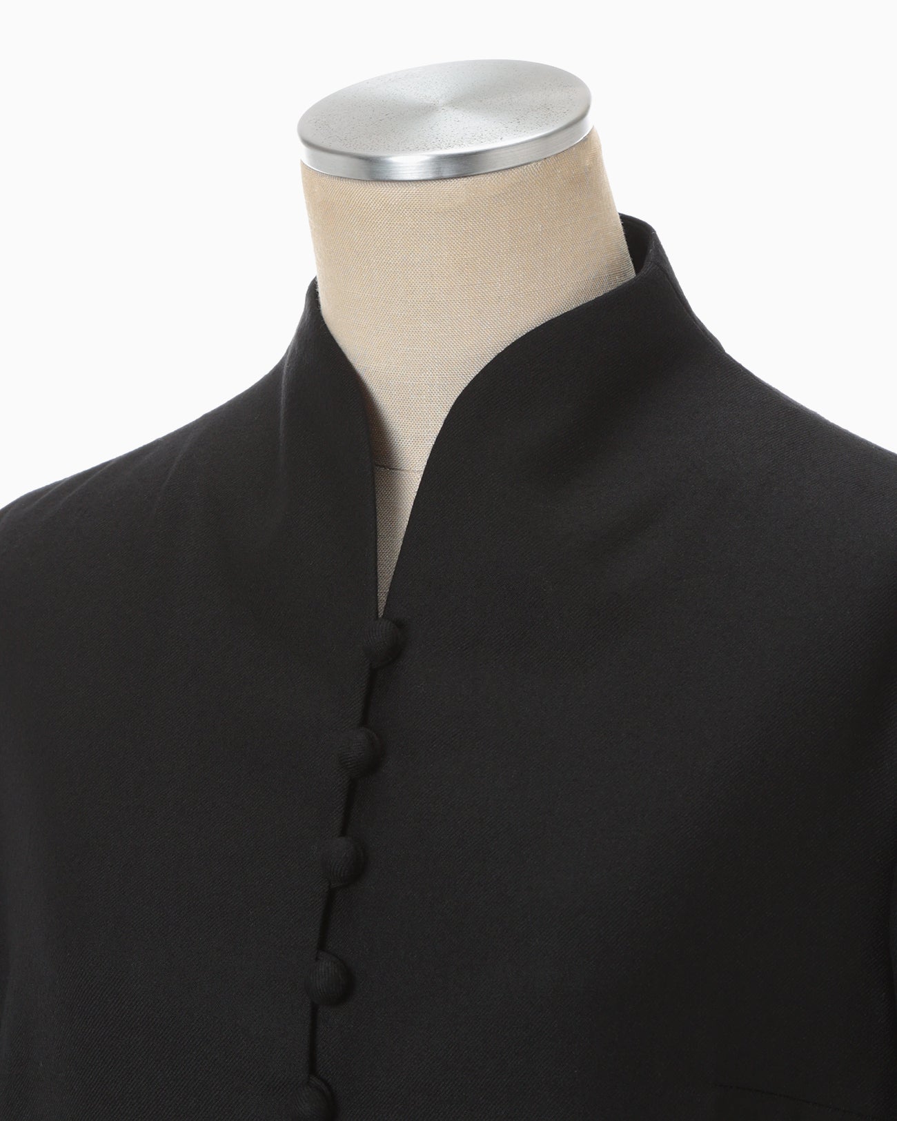 未使用　mame Wool Jacquard I-Line Dress Wool I-Line Dress - black - Mame Kurogouchi