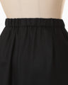 Wool I-Line Skirt - black