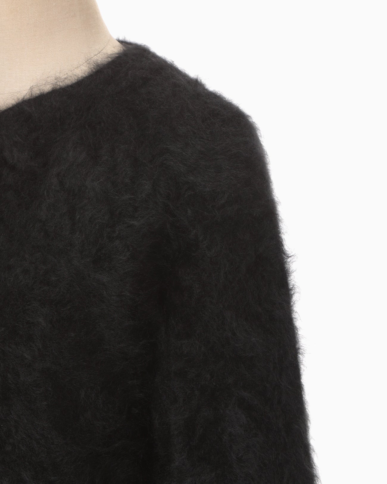 Cashmere Fur Knitted Cardigan - black - Mame Kurogouchi