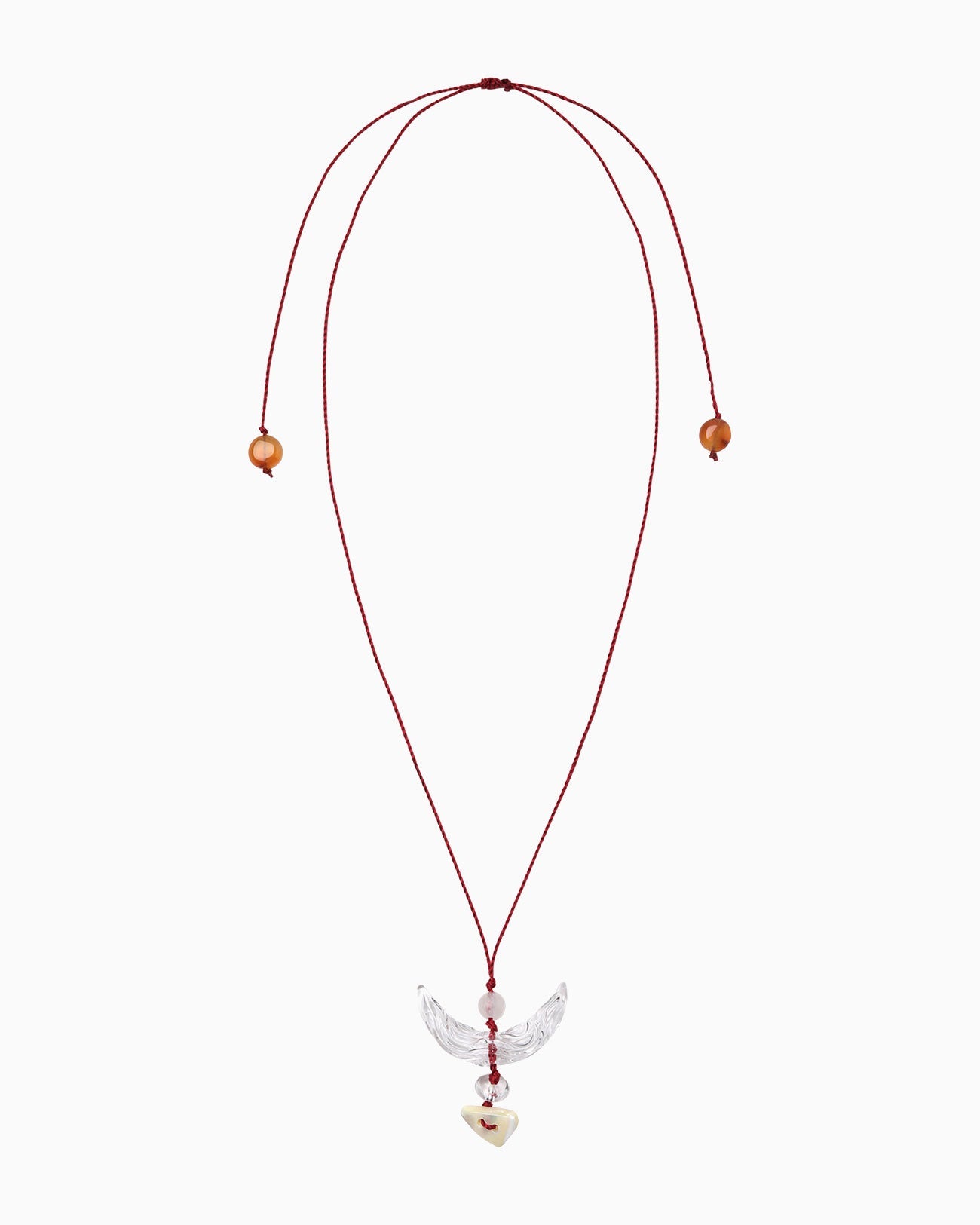 Glass Necklace - clear