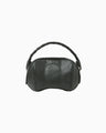 Synthetic Leather Boston Bag - green