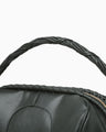 Synthetic Leather Boston Bag - green