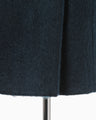 Gradient Dye Mohair Double-Breasted Coat - navy