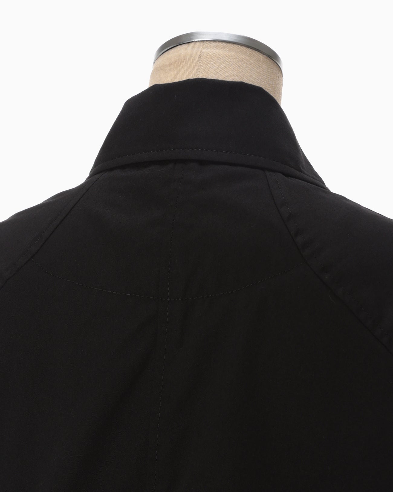 Organic Cotton Twill Short Jacket - black - Mame Kurogouchi