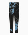 "Kintsugi" Velour Jersey Leggings - black
