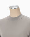 Detachable Embroidery Cuff Knitted Top - grey