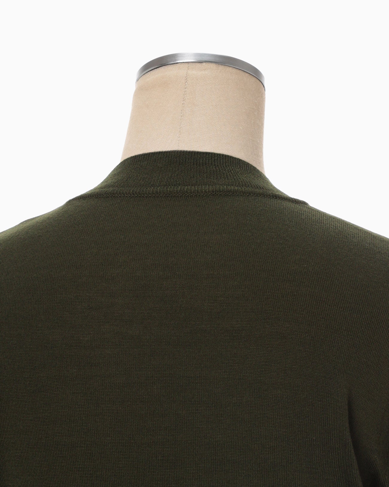 Detachable Embroidery Cuff Knitted Top - khaki