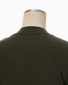 Detachable Embroidery Cuff Knitted Top - khaki