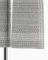 "Mishima Karatsu" Small Floral Pattern Knitted Trousers - grey