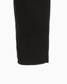 Organic Cotton Twill High Waisted Cargo Trousers - black