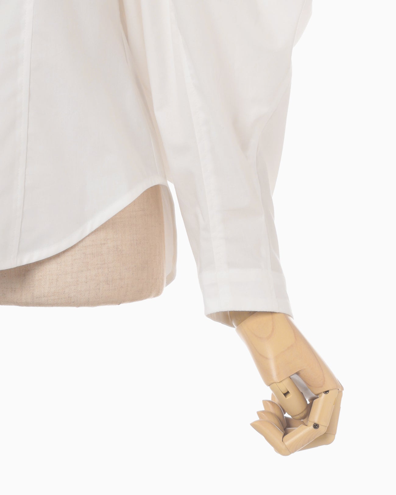 Cotton Lyocell Cropped Top - white