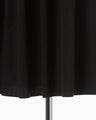 Floral Jacquard Cotton Pleated Skirt - black