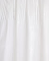 Floral Jacquard Cotton Pleated Skirt - white