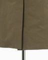 Organic Cotton Twill Fold-Over Waisted Skirt - khaki