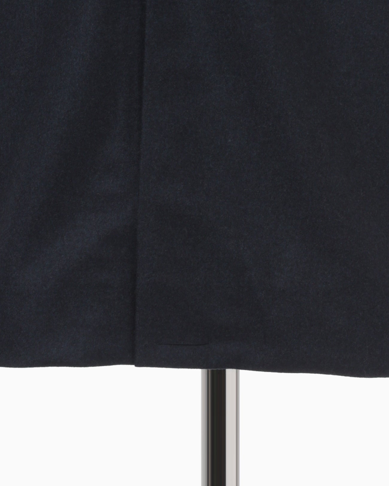 Wool Flannel I-Line Skirt - navy
