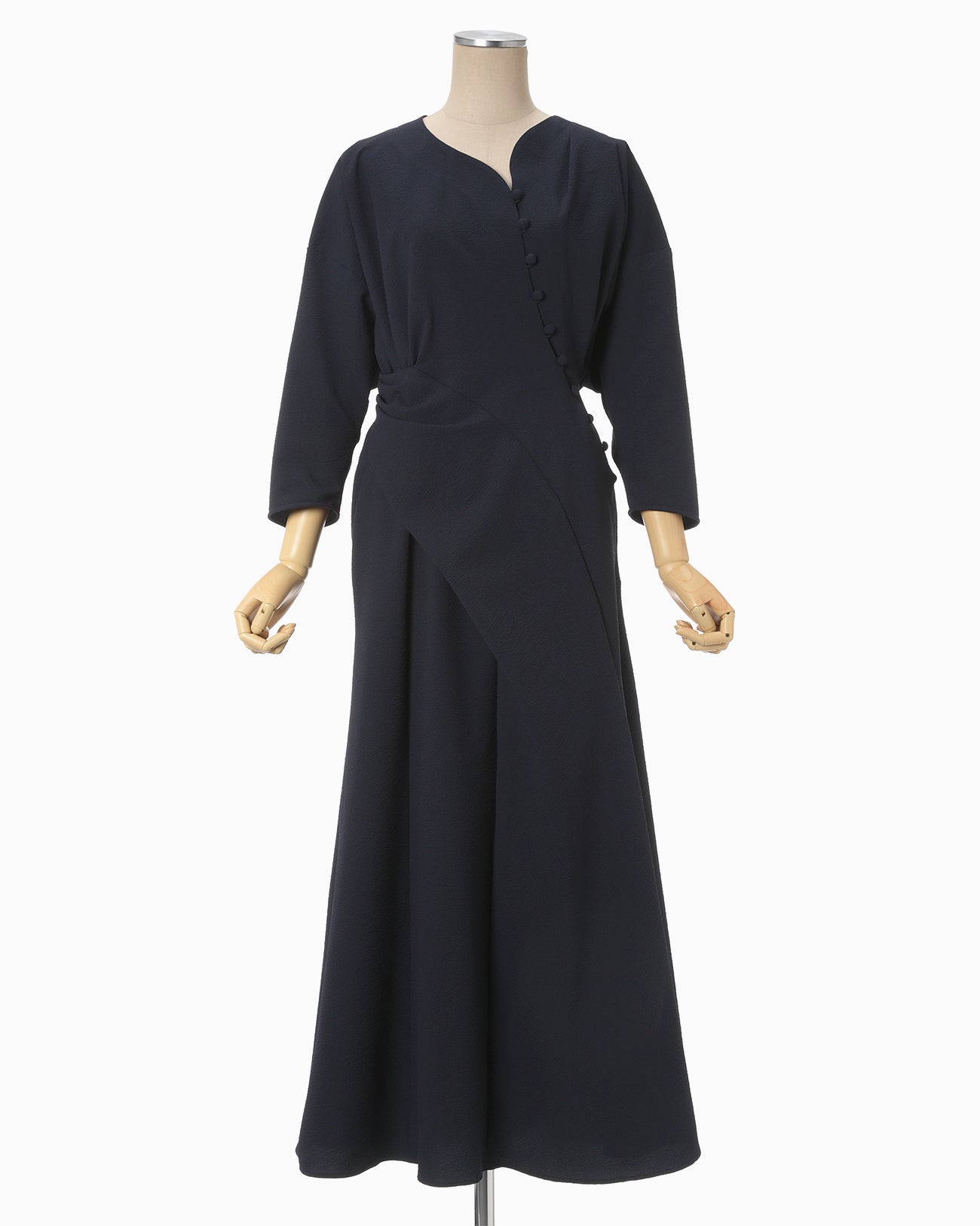 Draped Dress - navy - Mame Kurogouchi
