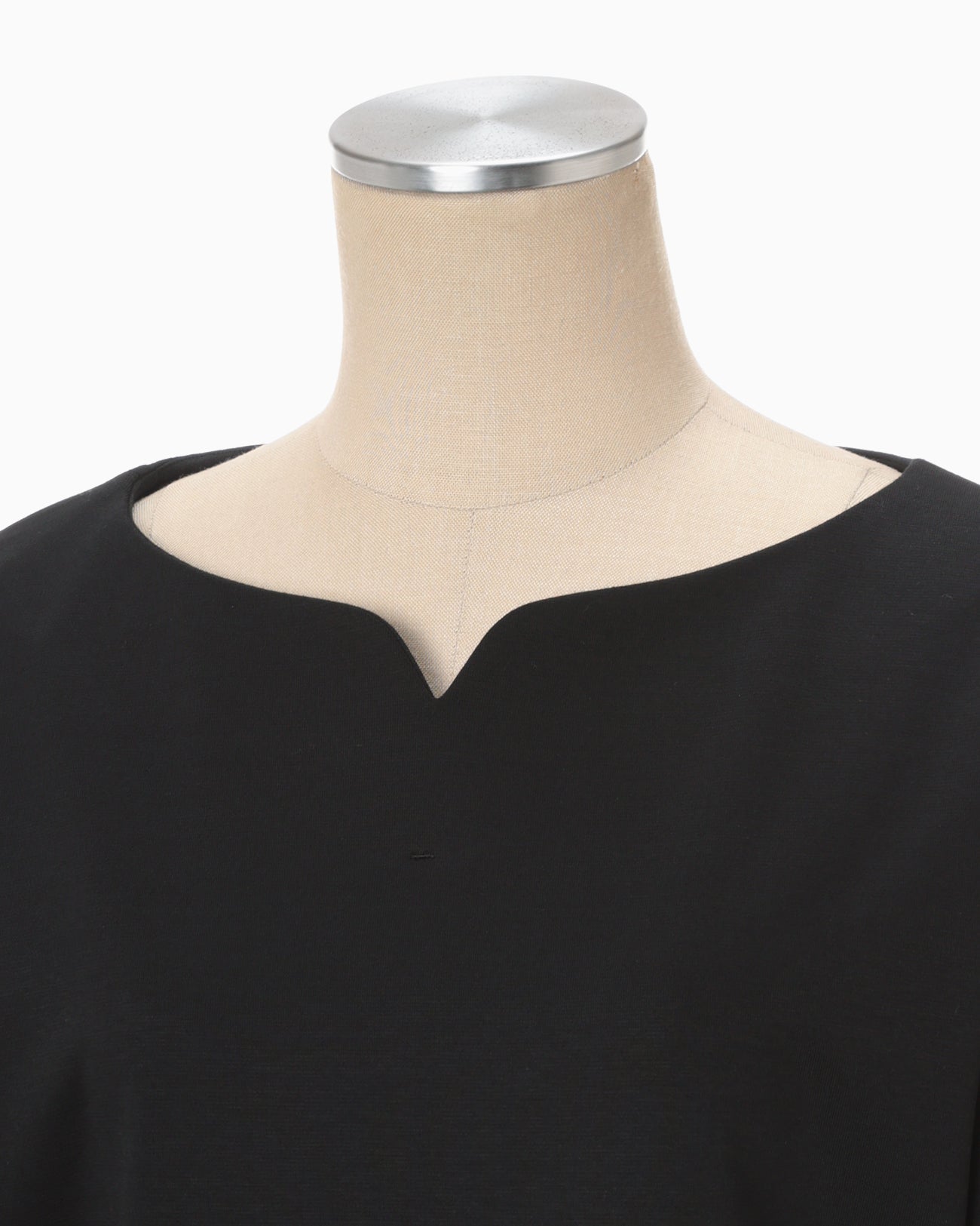 Double Jersey Peplum Dress - black