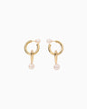Freshwater Pearl Earrings - gold
