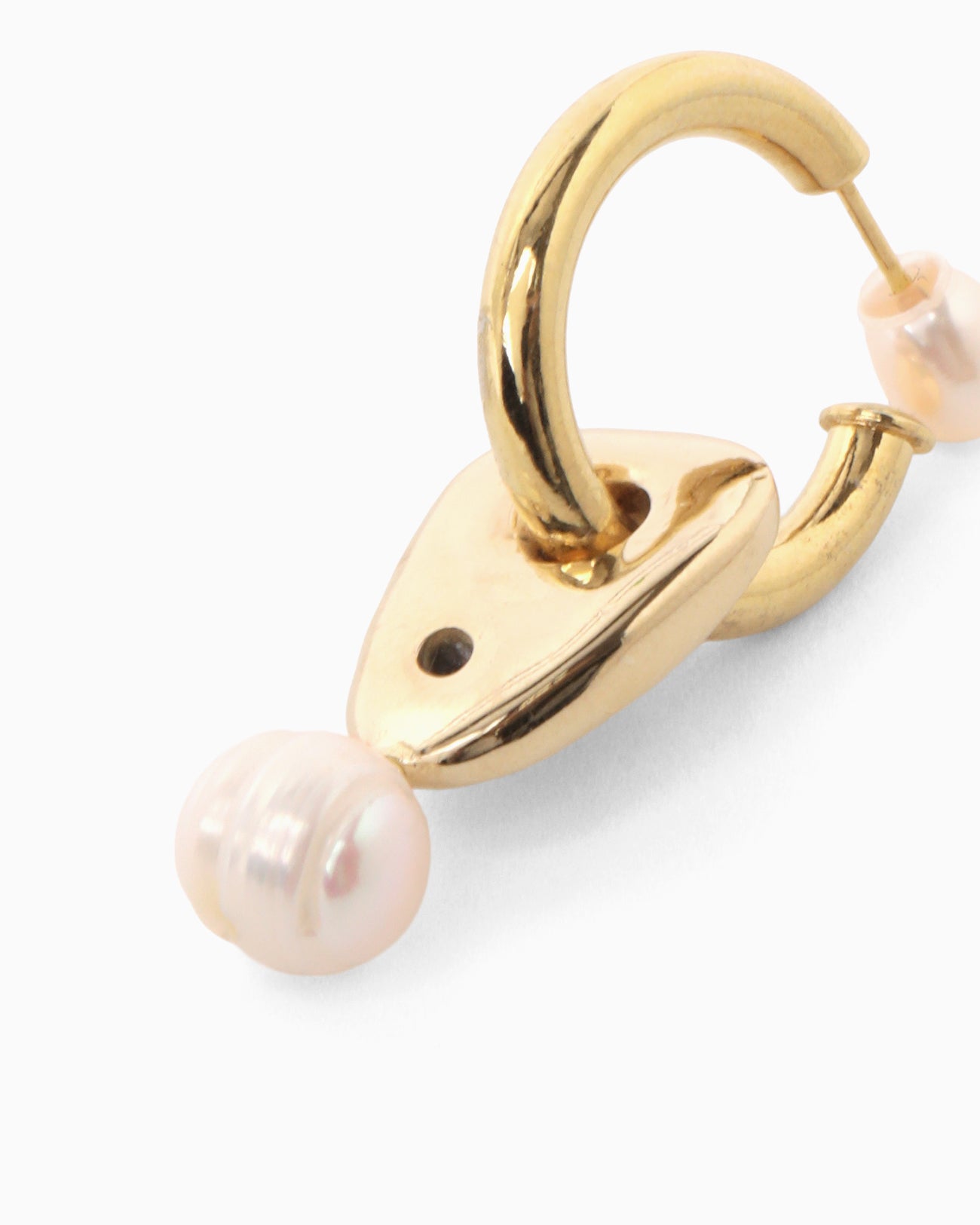 Freshwater Pearl Earrings - gold
