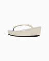 Hakimono Sekizuka Nature Pattern Jacquard Sandals - ecru