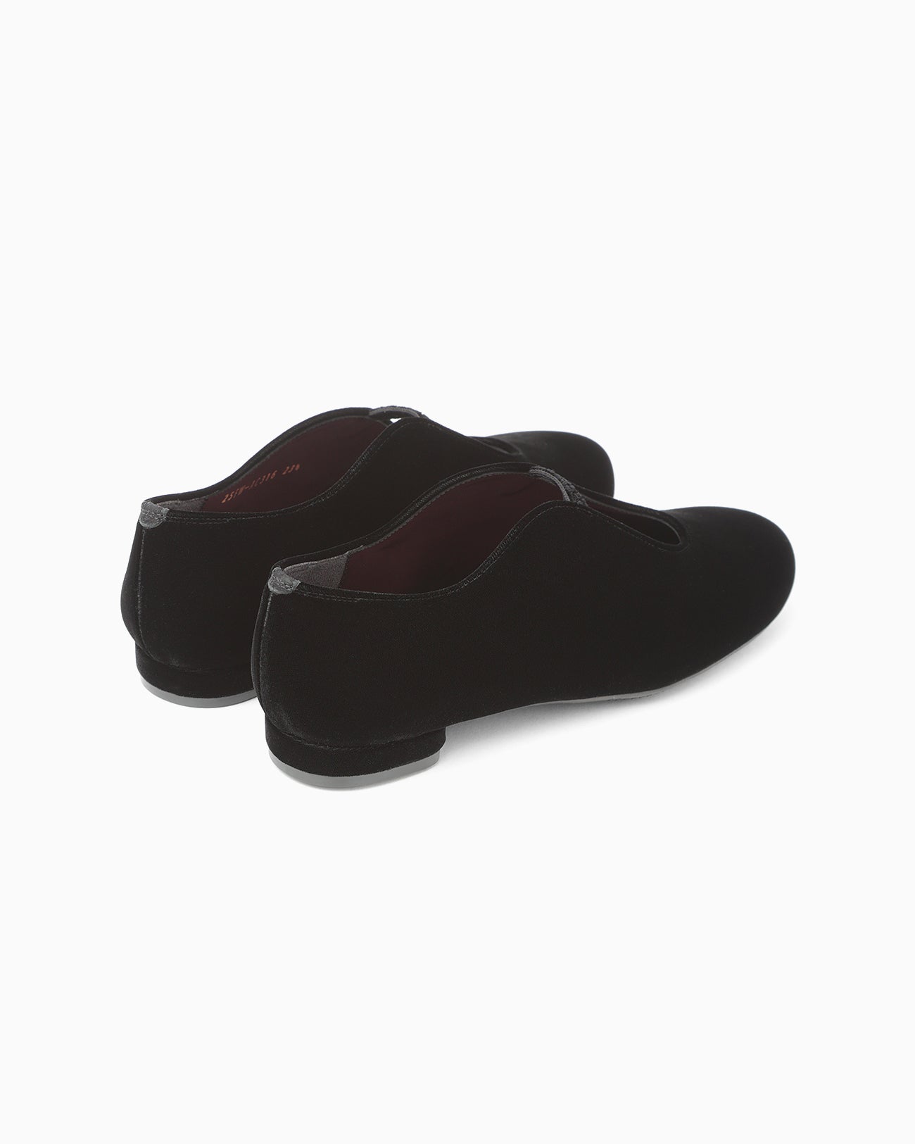 Velvet Ballet Shoes - black