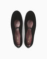 Velvet Ballet Shoes - black